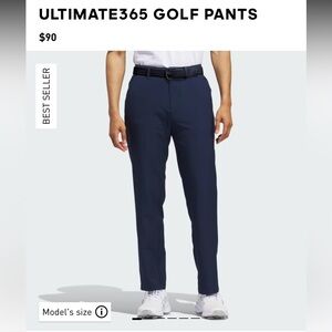 Adidas- Mens Ultimate 365 Golf Pants in Navy 36x34